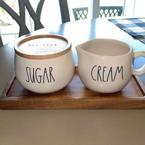 Rae Dunn Cream and Sugar Set